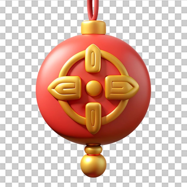 Chinese Ornament 3d Icon Illustration