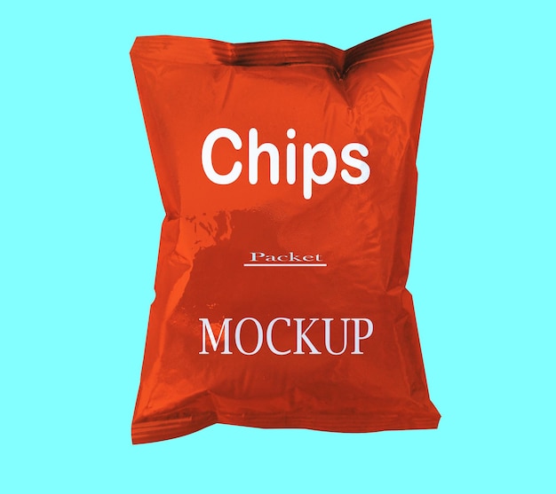 Chips Bag Mockup PSD Template