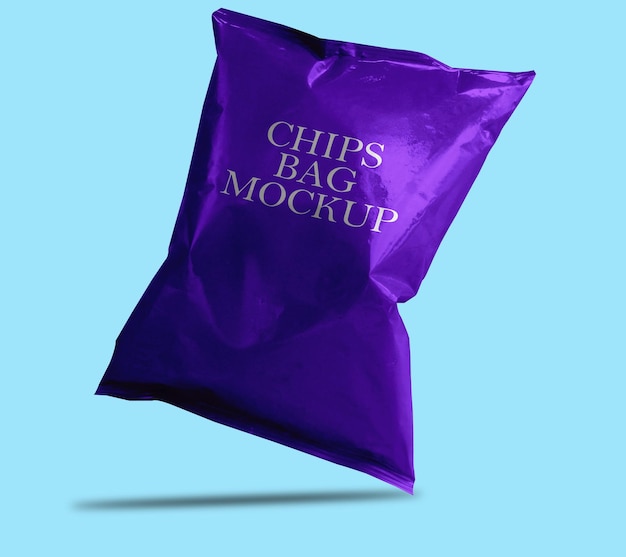 Chips Bag Mockup PSD Template