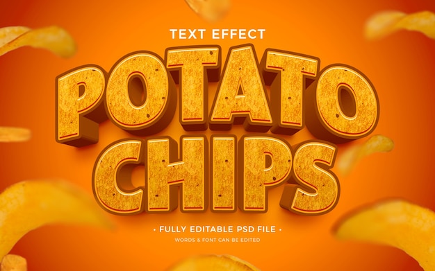 Chips  text effect