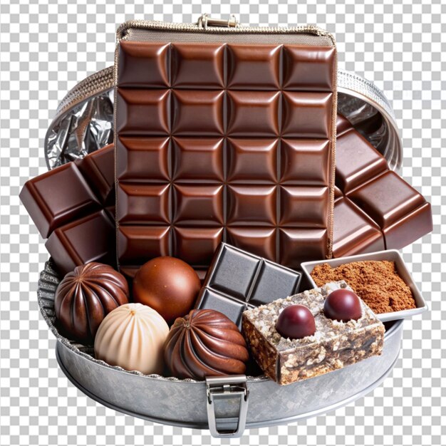 the chocoholic s survival on transparent background