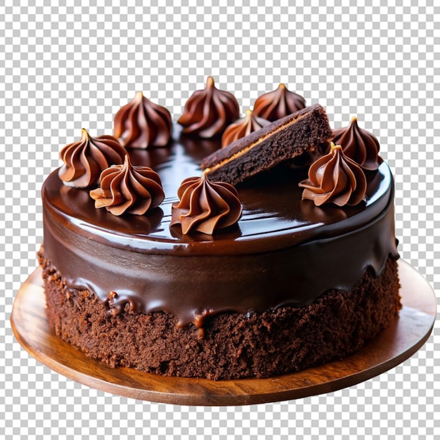 A chocolate cake