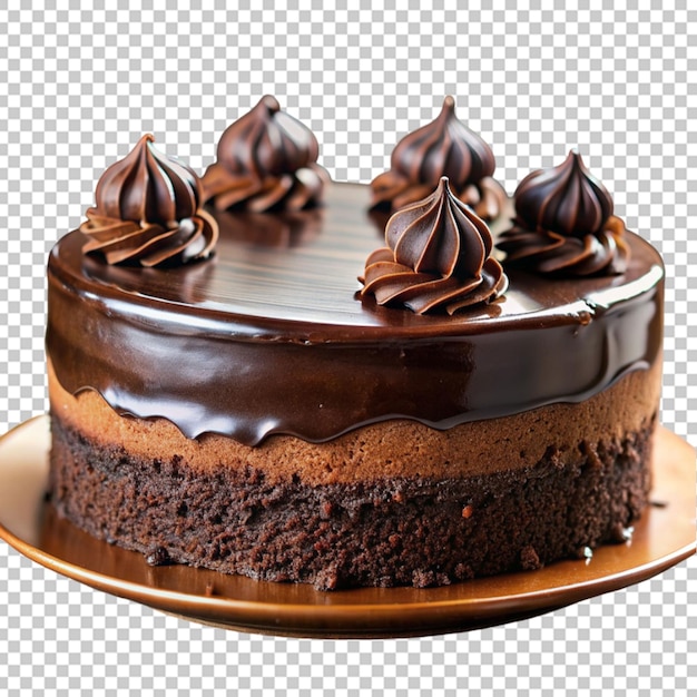 A chocolate cake