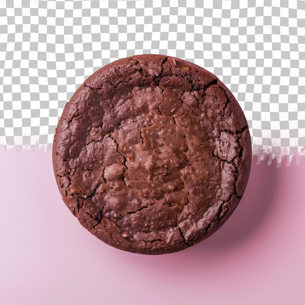 PSD a chocolate cookie with a bite taken out of it