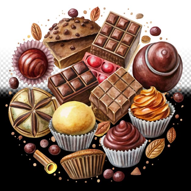 chocolate dat illustration