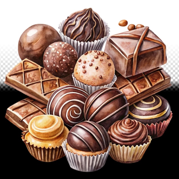 chocolate dat illustration