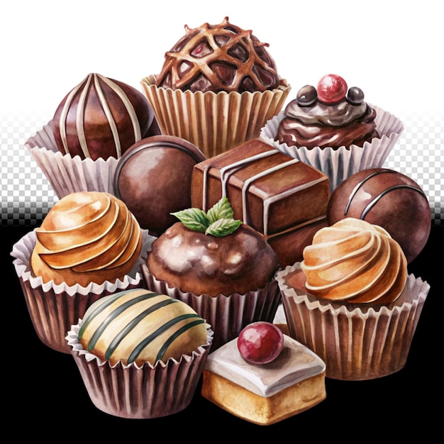 chocolate dat illustration