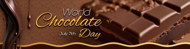 Chocolate Day Horizontal Banner