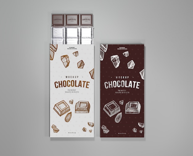 Chocolate mock up