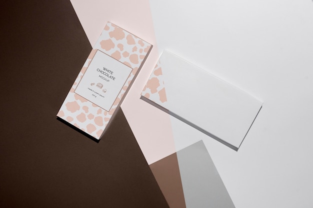 Chocolate packaging mockup