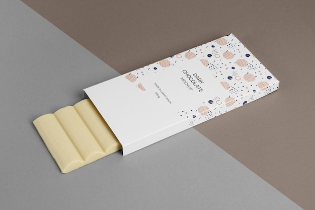 Chocolate packaging mockup