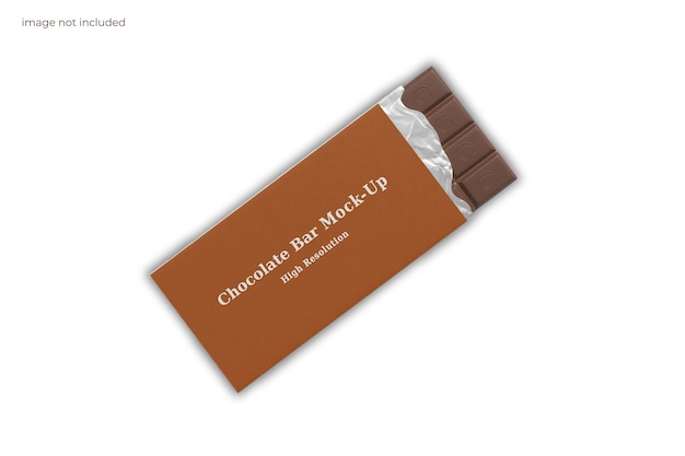 PSD chocolate packaging mockup