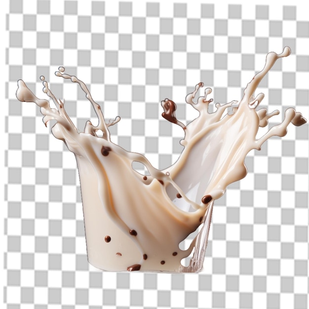 chocolate png milk splash