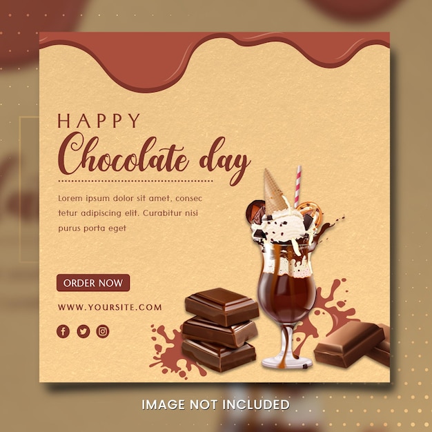 Chocolate Social Banner Templates