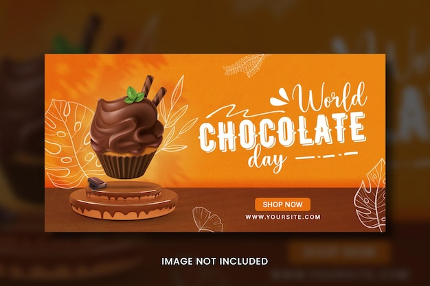 Chocolate Social Banner Templates