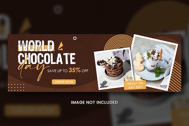 Chocolate Social Banner Templates