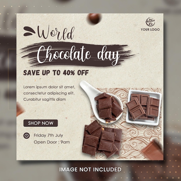 Chocolate Social Banner Templates