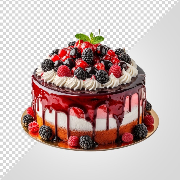 chocolate and strawberry cake png