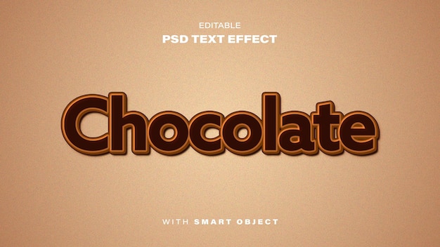 Chocolate Text Effect