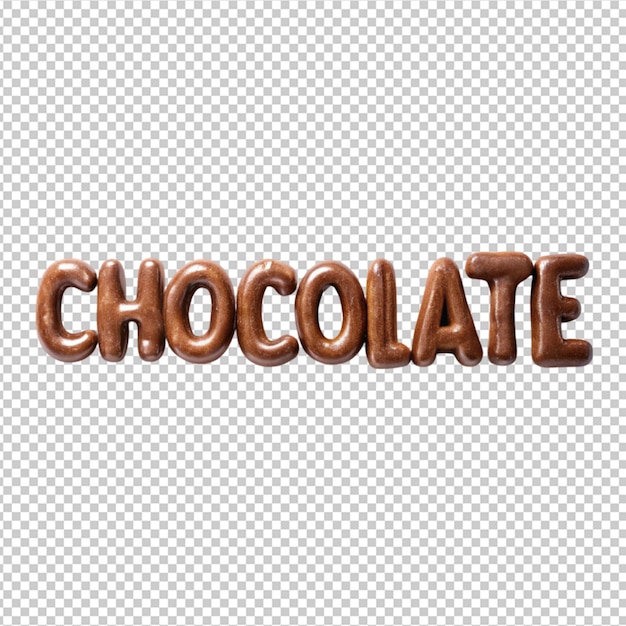 chocolate text