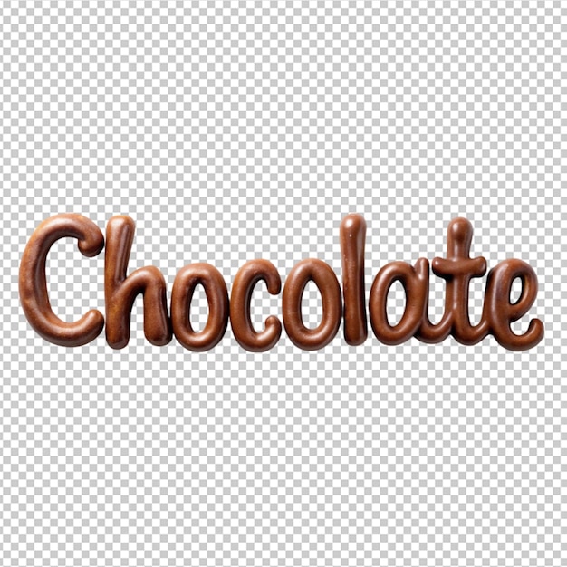 chocolate text