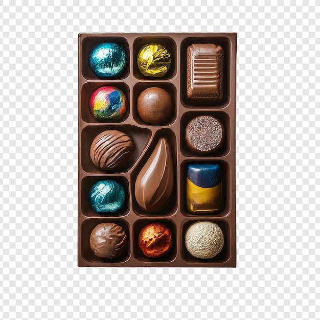 PSD chocolates isolated png on transparent background psd