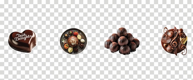 chocolates transparent background