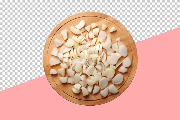 Chopped onions. isolated object, transparent background