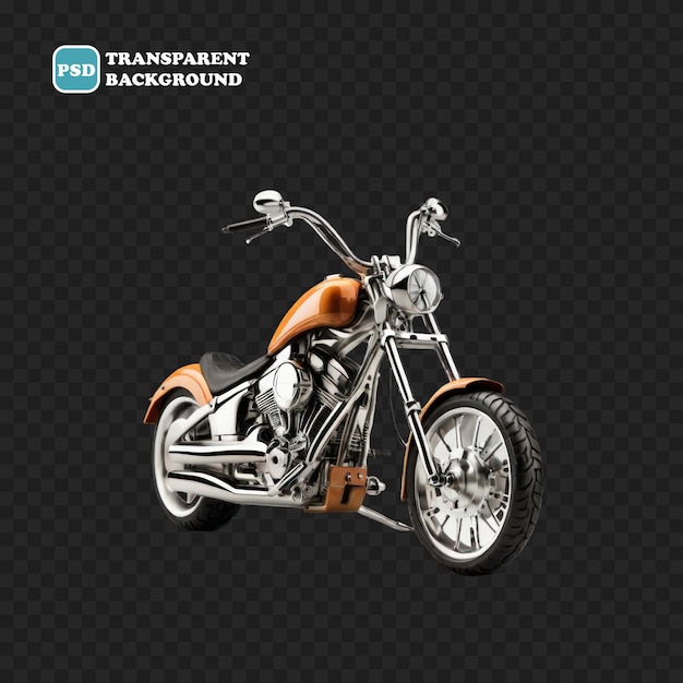 chopper isolated 3d render illustration