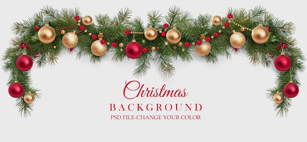 Christmas Background Template Design