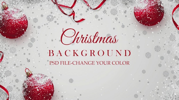 Christmas Background Template Design