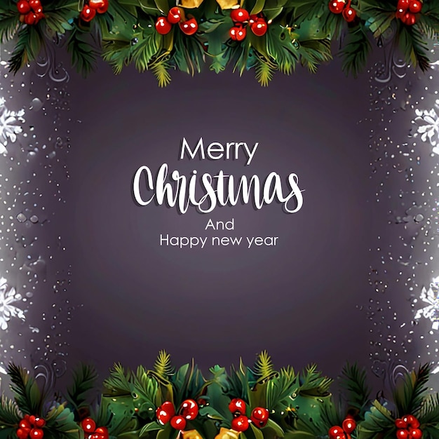 Christmas background template with editable file