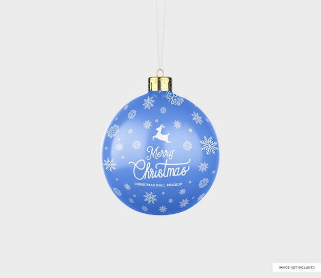 Christmas Ball Mockup