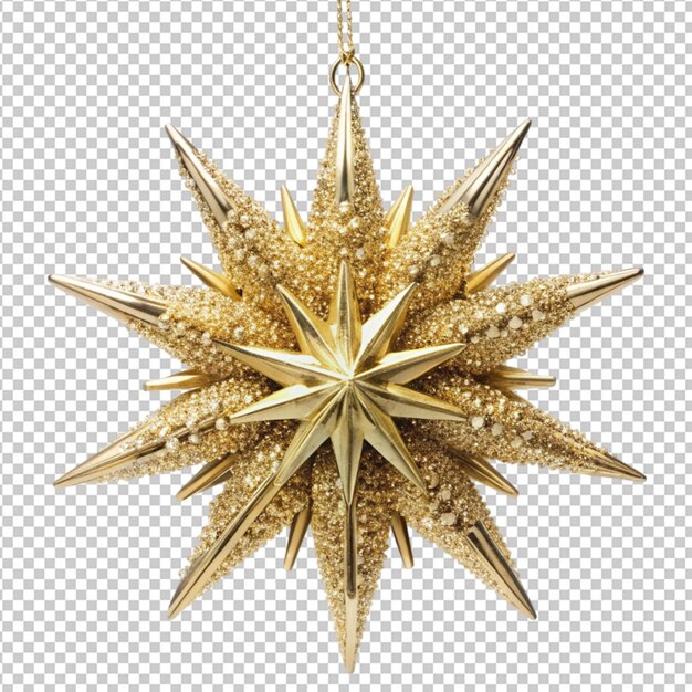 PSD christmas decoration spiky star