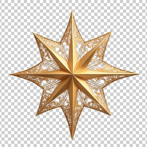 PSD a christmas ornament with a star on it