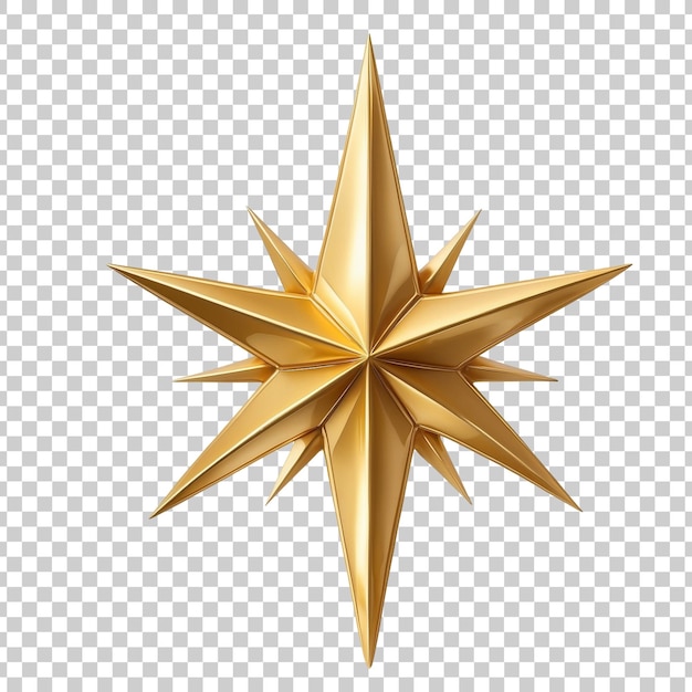 PSD a christmas ornament with a star on it