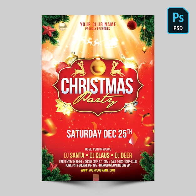 Christmas Party Flyer 