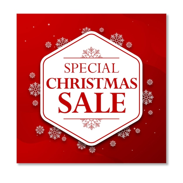 Christmas Sale Social Media Instagram Post Template