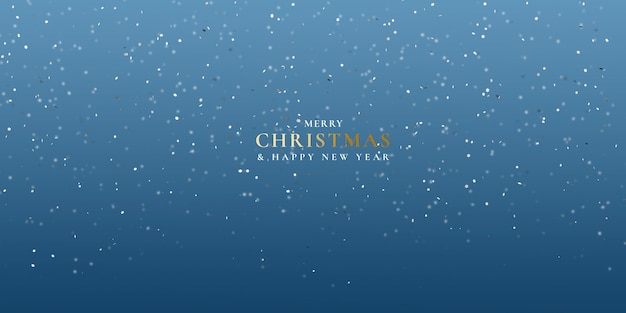 Christmas snow background