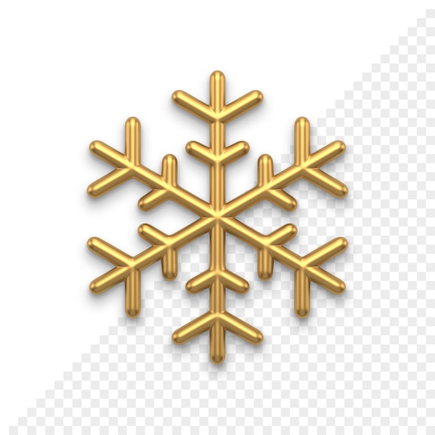 Christmas Snowflake 3d icon