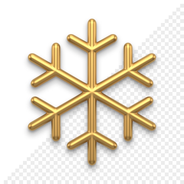 Christmas Snowflake 3d icon