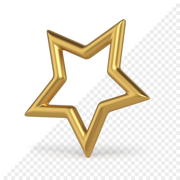 Christmas Star 3d Icon