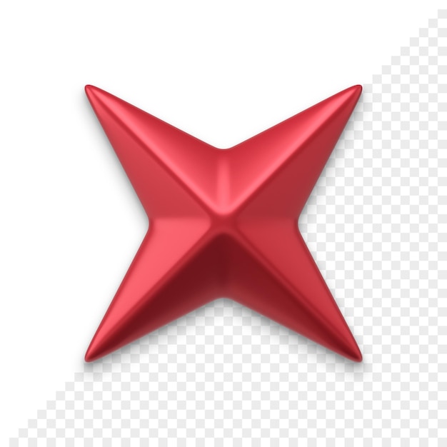 Christmas Star 3d Icon