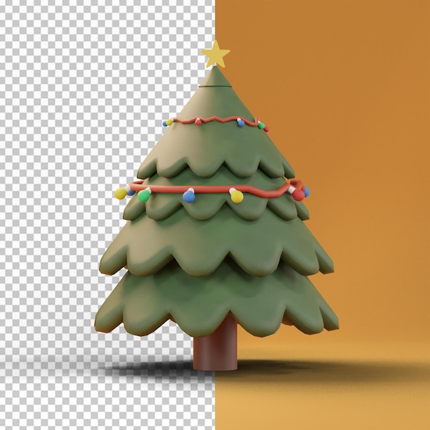 Christmas Tree 3D Render