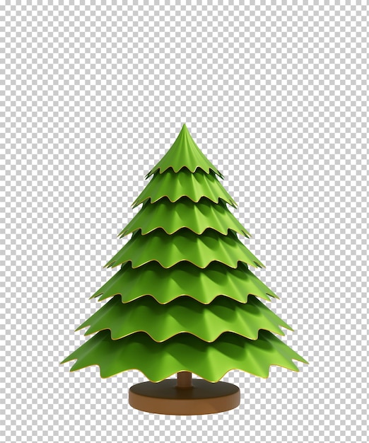 Christmas tree isolated