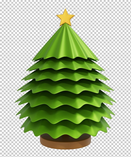 Christmas tree isolated