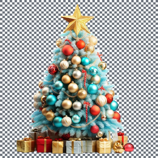 Christmas tree with presents