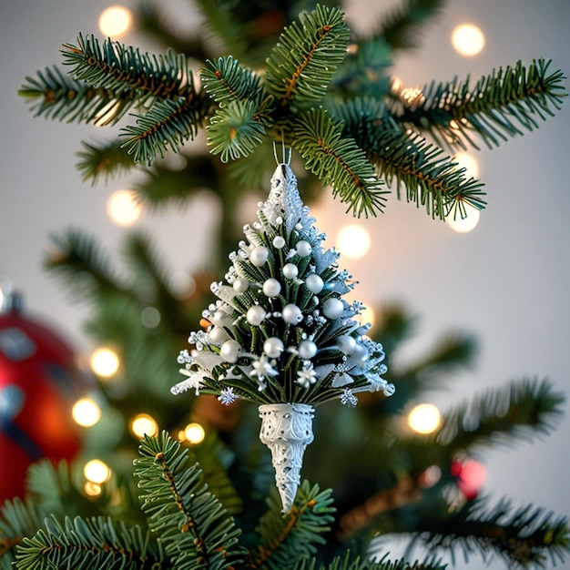 PSD a christmas tree with a star on it and a white star on the top