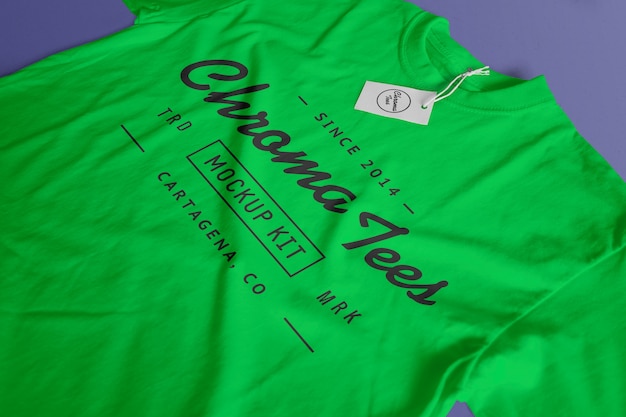 Chromatees tshirt mockup 