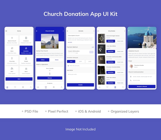 Church Donation App UI Kit